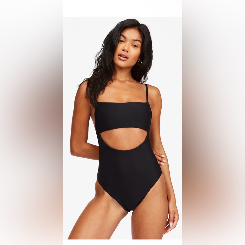 Billabong Sol Searcher Cut-Out One Piece Bikini Swimsuit - Large 12 - NWT